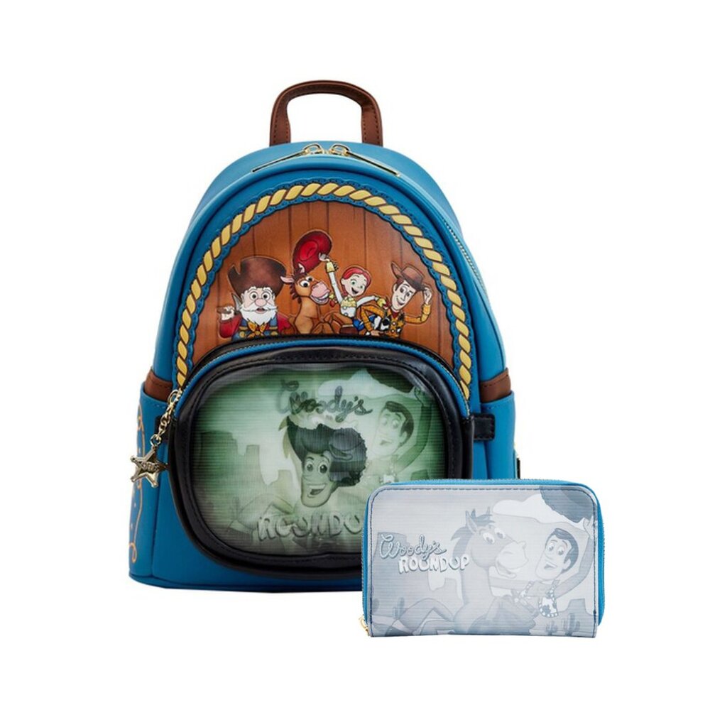 LACC Exclusive - Toy Story Woody's Round Up Lenticular Mini Backpack and Wallet